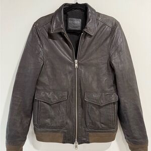 All Saints leather moto jacket
